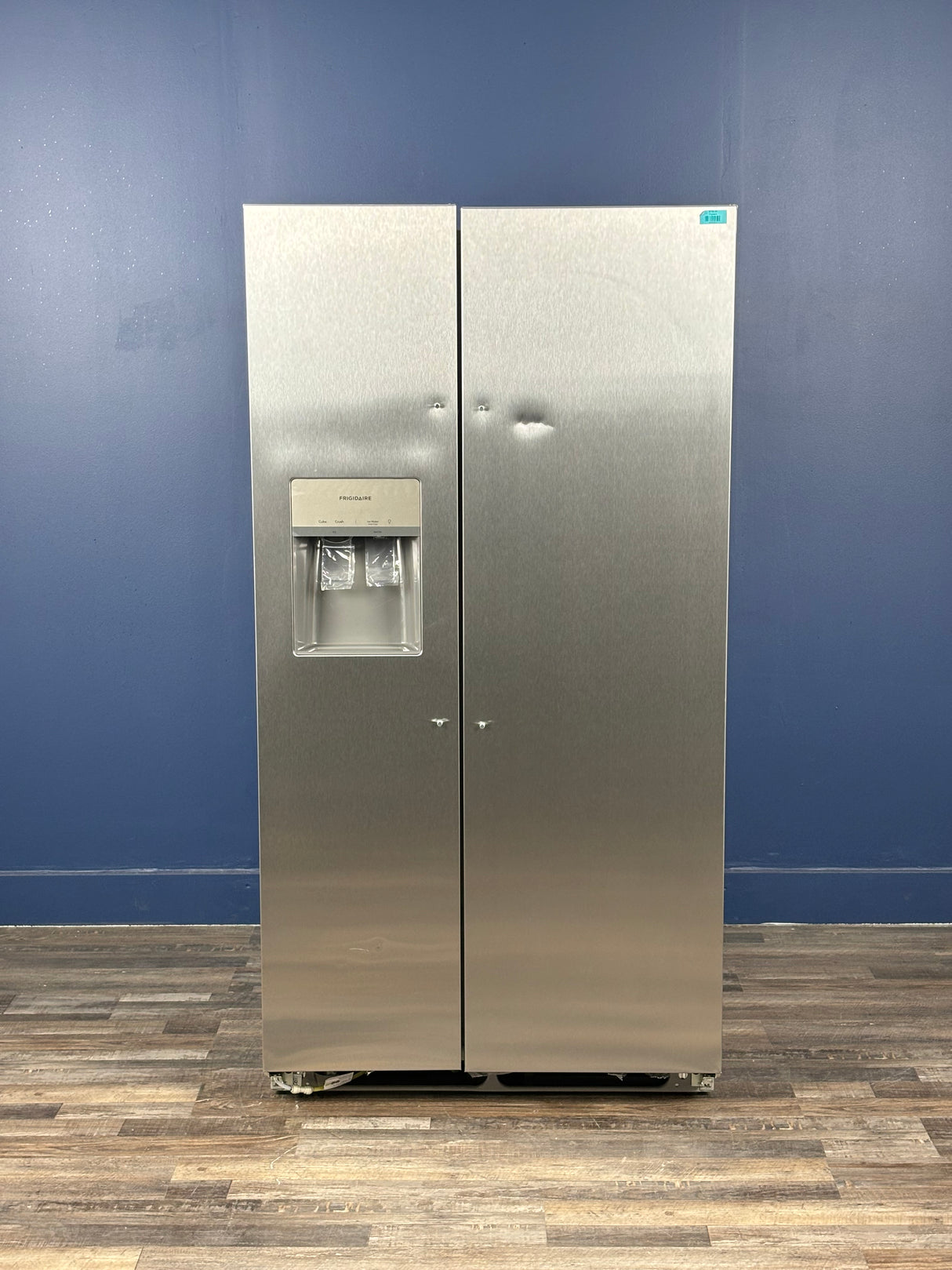 Frigidaire - 36.1 in. 22.3 cu. ft. Counter Depth Side-by-Side Refrigerator in Stainless Steel