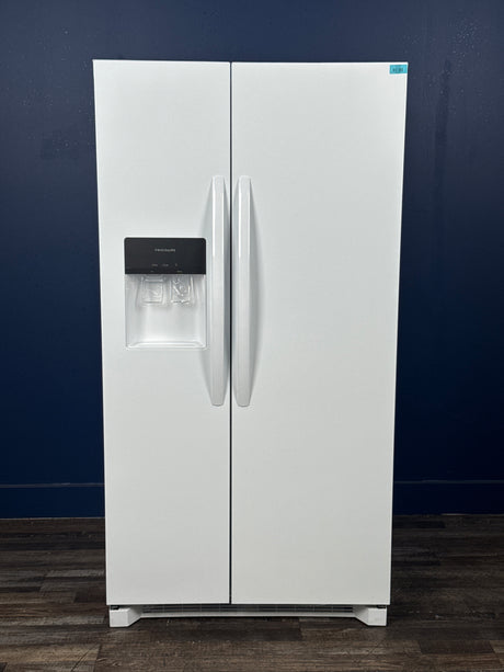 Frigidaire - 36 in. 26 cu. ft. Standard Depth Side by Side Refrigerator in White