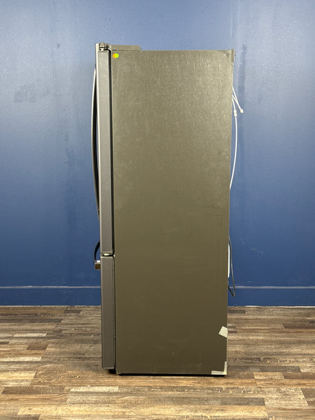GE - 22.1 cu. ft. French Door Refrigerator in Black Slate, Fingerprint Resistant, Counter Depth and ENERGY STAR