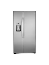 GE Profile - Profile 21.9 cu. ft. Side by Side Refrigerator in Fingerprint Resistant Stainless Steel, Counter Depth