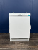 Frigidaire - 24 In. in. Front Control Built-In Tall Tub Dishwasher in White with 3-Cycles, 55 dBA