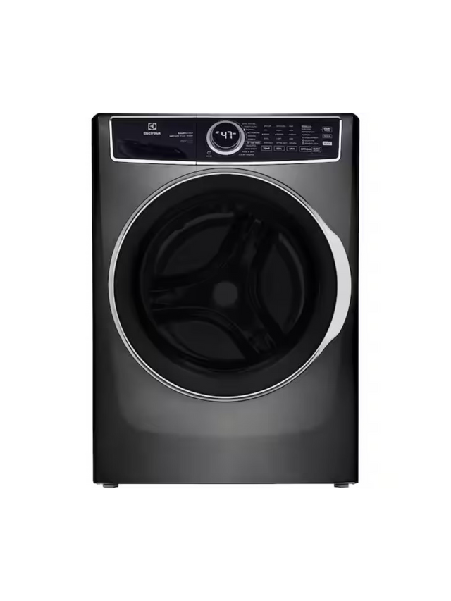Frigidaire - 4.5 cu. ft. Stackable Front Load Washer in Titanium with SmartBoost, Optic Whites, and Pure Rinse
