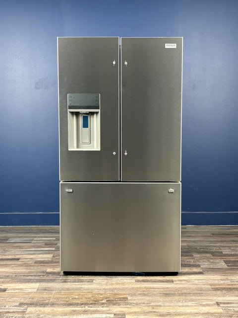 Frigidaire - 36 in. Gallery 28 cu. ft. Standard Depth French Door Refrigerator in Smudge-Proof Stainless Steel