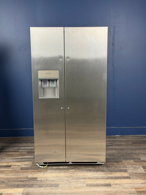 Frigidaire - 36 in. 26 cu. ft. Standard Depth Side by Side Refrigerator in Stainless Steel