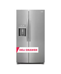 Frigidaire - Gallery 36 in. 26 cu. ft. Standard Depth Side by Side Refrigerator in Smudge-Proof Stainless Steel, ENERGY STAR

