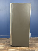 GE - 23.0 cu. ft. Side by Side Refrigerator in Fingerprint Resistant Stainless Steel, Standard Depth