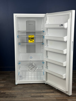 Frigidaire - 20 cu. ft. Frost Free Defrost, Garage Ready Upright Freezer in White, ENERGY STAR