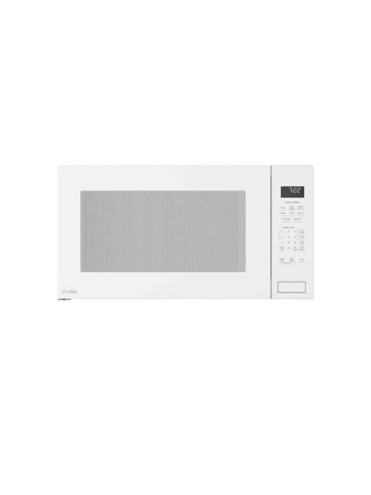 GE Profile - Profile 2.2 cu. ft. 1100-Watt Countertop Microwave in White with Built -In Sensor