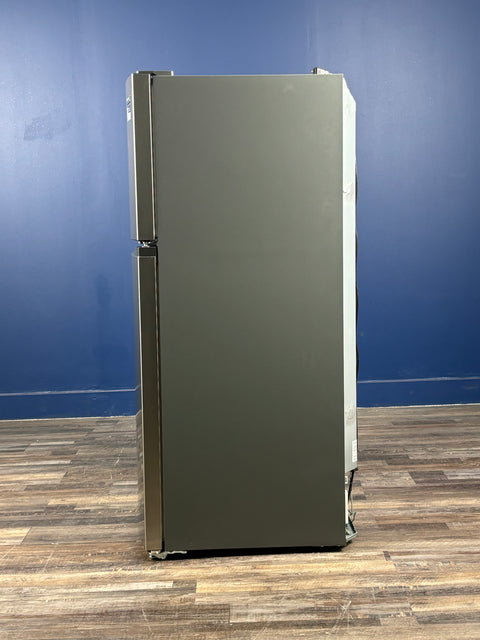 Frigidaire - 27.6 in. 14 cu. ft. Top Freezer Refrigerator in Fingerprint-Resistant Stainless Look, ENERGY STAR