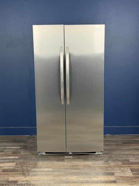 Frigidaire - 36 in. 26 cu. ft. Standard Depth Side-by-Side Refrigerator in Stainless Steel with CrispSeal Crispers