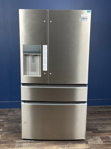 Frigidaire - Gallery 36 in. 26.3 cu. ft. 4-Door French Door Standard Depth Refrigerator in Smudge-Proof Stainless Steel