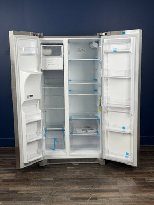 Frigidaire - 36 in. 26 cu. ft. Standard Depth Side by Side Refrigerator in Stainless Steel