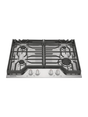 Frigidaire - 30 in. Gas Cooktop in Stainless Steel with 4-Burners, including Quick Boil and Simmer Burner
