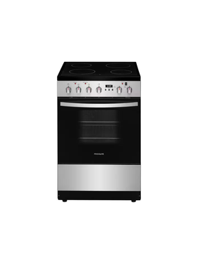 Frigidaire - 24 in. Slide-In Electric Range in Stainless Steel with 4 Smoothtop Elements