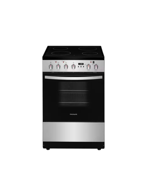 Frigidaire - 24 in. Slide-In Electric Range in Stainless Steel with 4 Smoothtop Elements