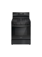 Frigidaire - 30 in 5 Burner Freestanding Gas Range in Black with Quick Boil and Steam Clean