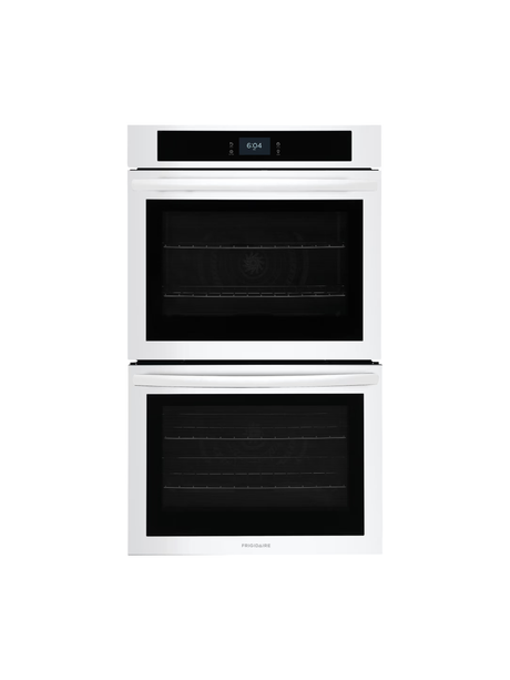Frigidaire - 30 in. Double Electric Built-In Wall Oven with Convection in White
