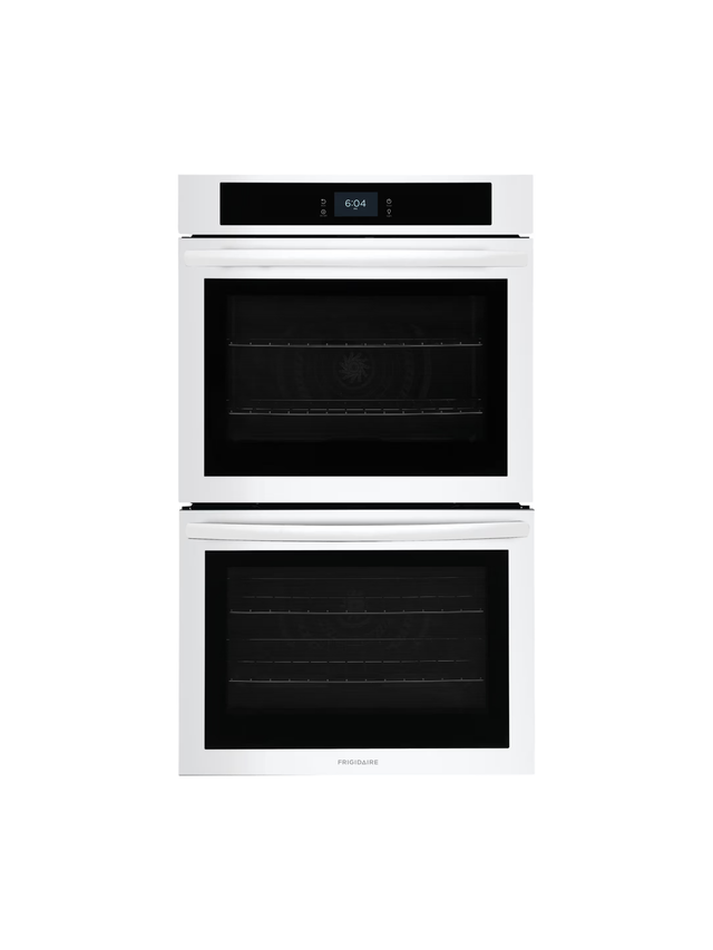 Frigidaire - 30 in. Double Electric Built-In Wall Oven with Convection in White
