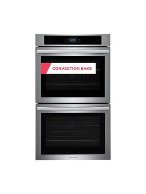 Frigidaire - 30 in. Double Electric Built-In Wall Oven with Convection in Stainless Steel