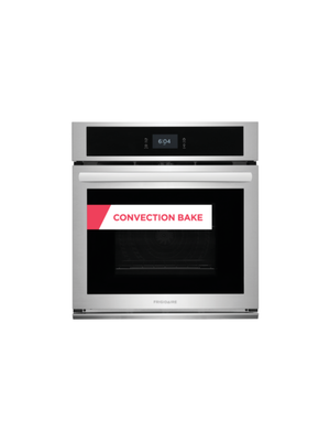 Frigidaire - 27 in. Electric Built-In Wall Oven and Microwave Combination in Stainless Steel
