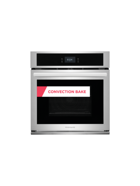Frigidaire - 27 in. Electric Built-In Wall Oven and Microwave Combination in Stainless Steel
