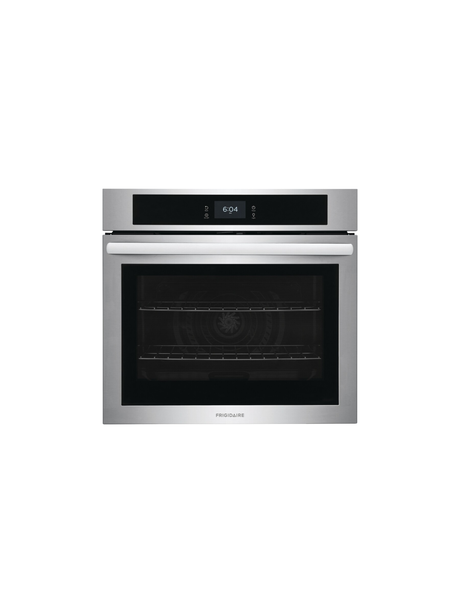 Frigidaire - 30 in. Single Electric Built-In Wall Oven with Convection in Stainless Steel