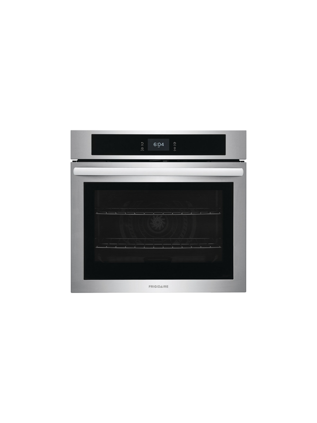 Frigidaire - 30 in. Single Electric Built-In Wall Oven with Convection in Stainless Steel