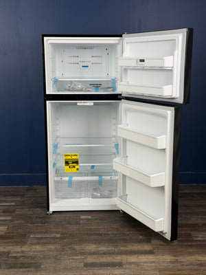 Frigidaire - 30 in. 20 cu. ft. Garage Ready Freestanding Top Freezer Refrigerator in Black, ENERGY STAR