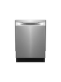 Frigidaire - 24 in. Top Control Built-In Tall Tub Dishwasher in Stainless Steel with 5-Cycles 49dBA and Hybrid Tub