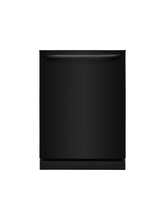 Frigidaire - 24 in Top Control Built In Tall Tub Dishwasher with Plastic Tub in Black with 4-cycles
