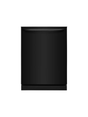 Frigidaire - 24 in Top Control Built In Tall Tub Dishwasher with Plastic Tub in Black with 4-cycles

