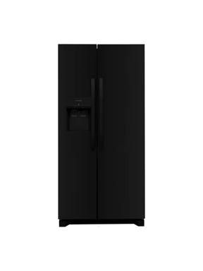 Frigidaire - 33 in. 22.3 cu. ft. Standard Depth Side by Side Refrigerator in Black