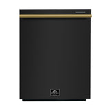 Forno Pozzo 24-Inch Built-In Tall Tub Top Control Dishwasher, Black, 49 dBA, Soil-Sensing Capable, ENERGY STAR
