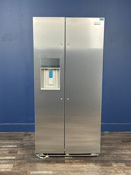 Frigidaire - Gallery 33 in. 22.3 cu. ft. Standard Depth Side by Side Refrigerator in Smudge-Proof Stainless Steel, ENERGY STAR