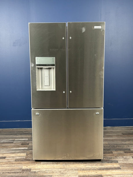 Frigidaire - 36 in. 23 cu. ft. Counter Depth French Door Refrigerator in Stainless Steel