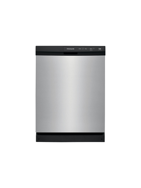 Frigidaire - 24 in. Front Control Built-In Tall Tub 55 Dba Dishwasher in Stainless Steel with 3-Cycles