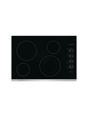 Frigidaire - 30 in. Radiant Electric Cooktop in Stainless Steel with 4 Elements, including Quick Boil & Ceramic Glass Surface
