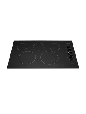 Frigidaire - 36 in. Radiant Electric Cooktop in Black with 5 Elements, including Quick Boil Burner & Ceramic Glass Surface