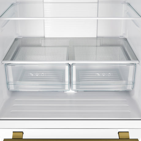 FORNO Premium 2 Pieces Kitchen Bundle - Forno Leonardo Espresso 30-Inch Slide-In White Induction Range,  Forno Gallipoli Espresso 30-Inch White French Door Refrigerator - FBDL-014-10CAUS