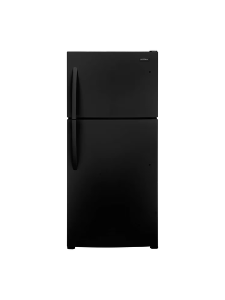 Frigidaire - 30 in. 20 cu. ft. Garage Ready Freestanding Top Freezer Refrigerator in Black, ENERGY STAR
