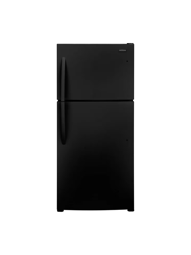 Frigidaire - 30 in. 20 cu. ft. Garage Ready Freestanding Top Freezer Refrigerator in Black, ENERGY STAR
