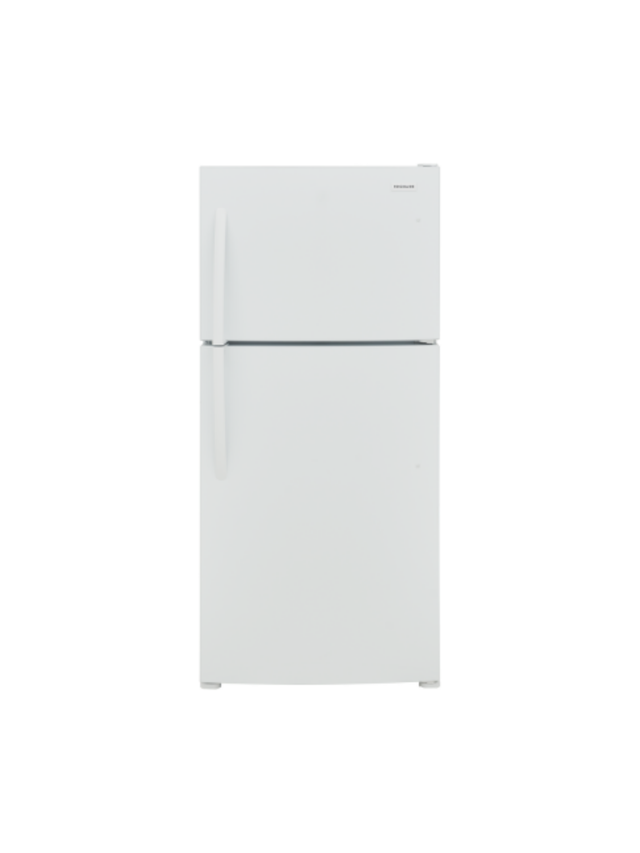 Frigidaire - 30 in. 20 cu. ft. Garage Ready Freestanding Top Freezer Refrigerator in White, ENERGY STAR