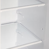 Forno Salerno 37-Inch Built-In Stainless Steel Refrigerator, 15.6 cu.ft, Modern Decorative Grill, ENERGY STAR Certified