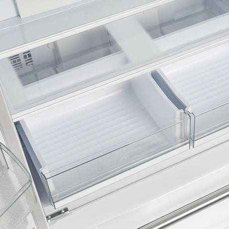 Forno Moena Espresso 36-Inch White French Door Refrigerator, 19.2 Cu. Ft., Frost-Free, Automatic Ice Maker, ENERGY STAR Certified