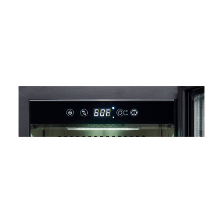 Forno Asciutto 16-Inch Dry Aging Cabinet, Stainless Steel 304, 2.65 cu.ft, LED Lighting, Adjustable Shelves