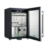 Forno Asciutto 17-Inch Dry Aging Cabinet, Stainless Steel 304, 1.84 cu.ft, LED Lighting, Adjustable Shelves