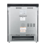 FORNO Premium 2 Pieces Kitchen Bundle - Leonardo Espresso 30-Inch White Electric Range, Moena Espresso 36-Inch White French Door Refrigerator