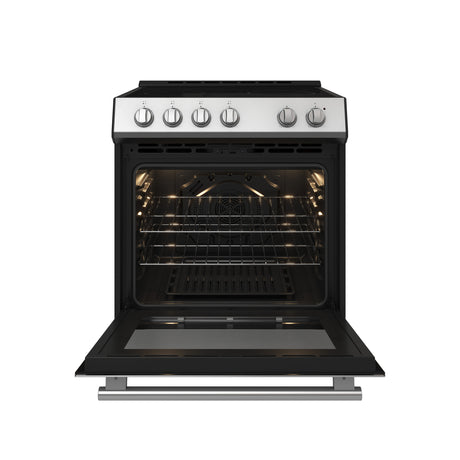 Forno Leonardo Espresso 30-Inch Stainless Steel Electric Range, True Convection, Energy Efficient