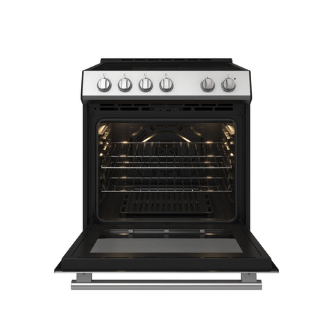 Forno Leonardo Espresso 30-Inch Stainless Steel Electric Range, True Convection, Energy Efficient