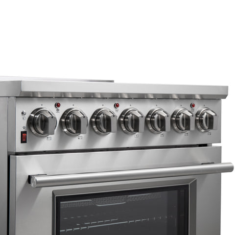 Forno Massimo 30-Inch Freestanding Electric Range, True Convection Oven